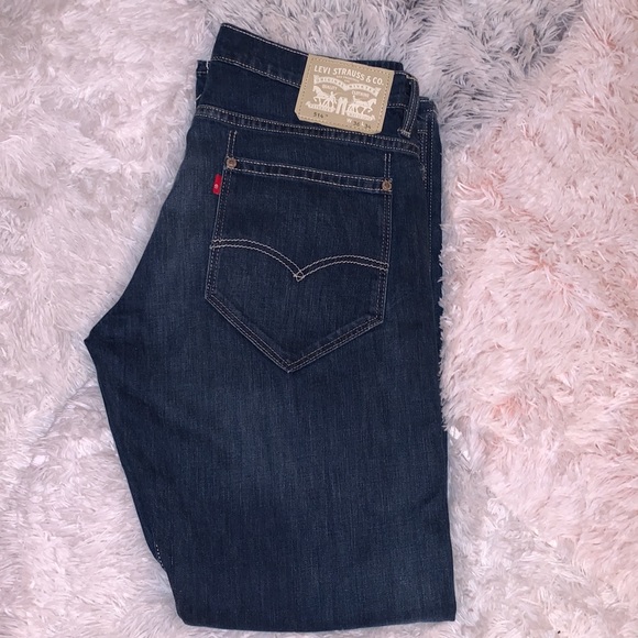 💙MEN’S 514 LEVI’S STRAIGHT FIT BLUE JEANS 👖💙 - Picture 13 of 17
